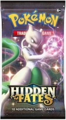 Pokemon Hidden Fates Booster Pack - Mewtwo Artwork